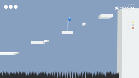 Bounce Trials - Small Screenshot - Spikes Hazard